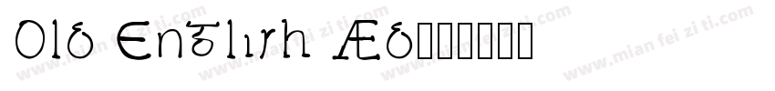 Old English Wd字体转换